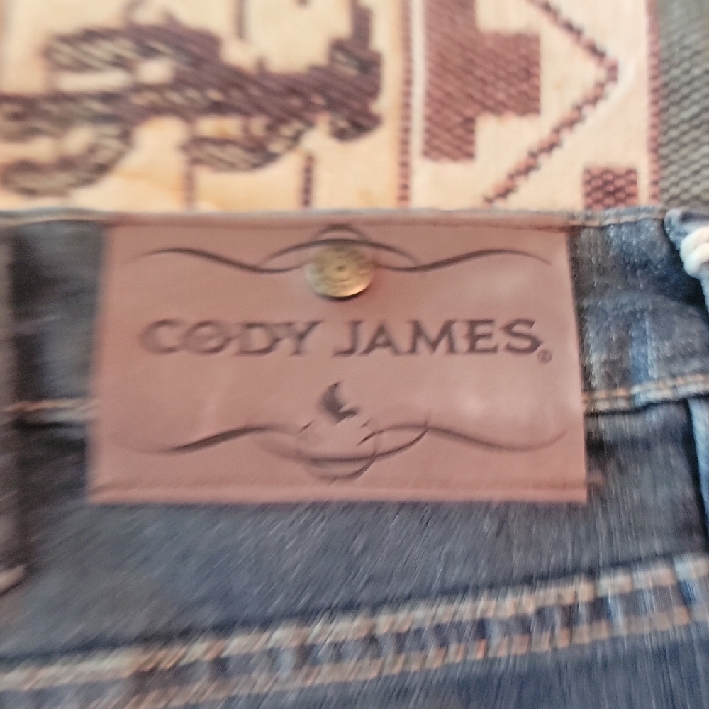 Blue Straight Jeans Stackable Style - image 4